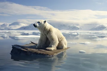 Foto op Canvas The last Polar Bear © wendi
