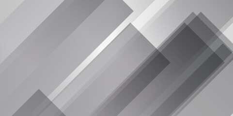 Abstract background with lines. Abstract minimal geometric white and gray light background design. white transparent material in triangle diamond and squares shapes in random geometric pattern.