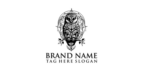 modern concept owl vector logo suitable for your logo