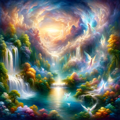 Obraz na płótnie Canvas Celestial Symphony: The Harmony of the Spheres