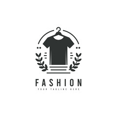 Fashion logo in simple minimalist style. For fashion trend logos, clothing or boutique logos.