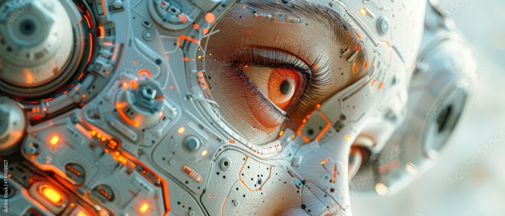 Poster concept of artificial intelligence (ai).