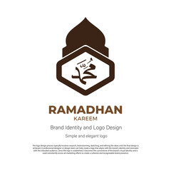 Islamic and ramadhan kareem logo design for graphic designer and web developer	