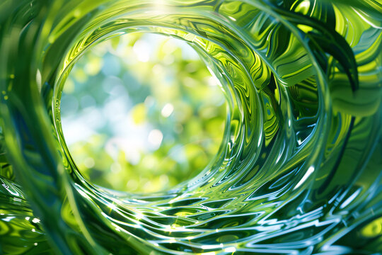 Embracing Clean Energy and Net Zero concept. Generative AI