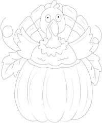 Thanks giving coloring pages