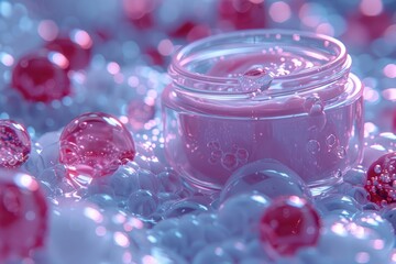 Several skincare product packaging for brand advertising professional photography