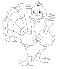 Thanks giving coloring pages