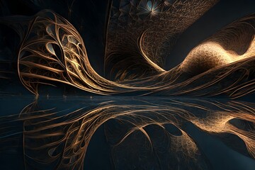 abstract fractal background illustration