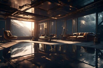 interior of a restaurant