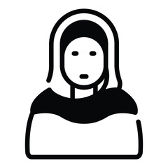  A symbol of modesty and faith, worn by Muslim women with grace and dignity.