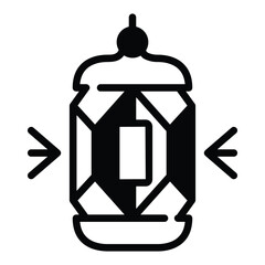  Casting a warm glow during Ramadan nights, symbolizing enlightenment and guidance.