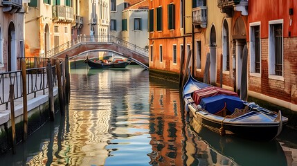 Fototapeta na wymiar Canals of Venice