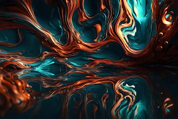 abstract fractal background with space