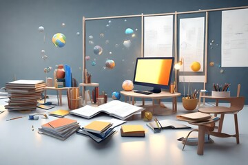 classroom in school
