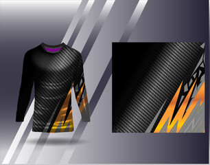 Sports jersey and tshirt template sports design for football racing gaming jersey vectoR