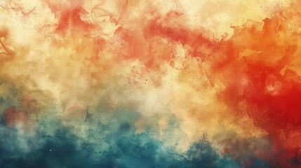 Fototapeta premium soft Colorful watercolor background for your design, watercolor background concept