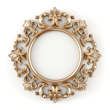 Mirror frame Isolated on white background