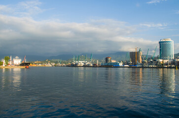 Naklejka premium Batumi_zatoka_06