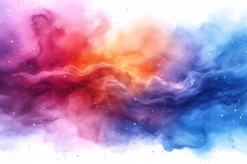 abstract watercolor background with watercolor splashes