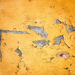 Worn Yellow Wall Texture