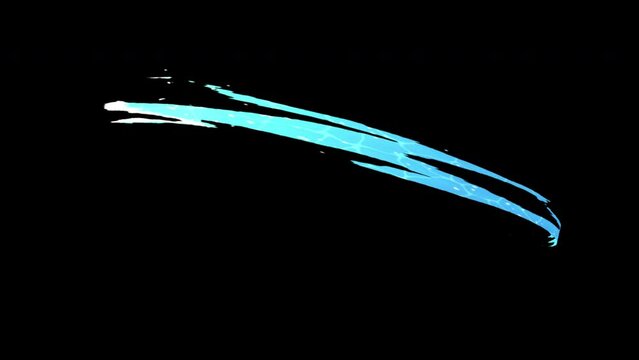 アニメ調の剣で切る水のような斬撃エフェクト 8種類 アルファチャンネル付き
8 watery slashing effects cut with anime-style sword, with alpha channel