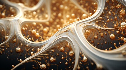 Abstract fractal art geometric composition background