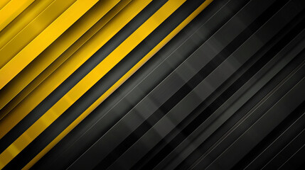 Obraz premium Black and Yellow with templates metal texture soft lines tech gradient abstract diagonal background