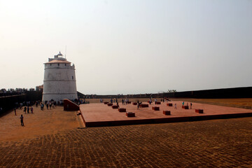 lighthouse in the port