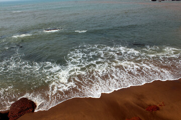 waves on the beach
