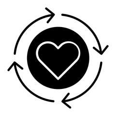 Return Heart Icon