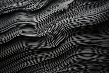 Hyper realistic ultra detailed black textured wallpaper for striking background design