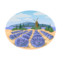 lavender emblem