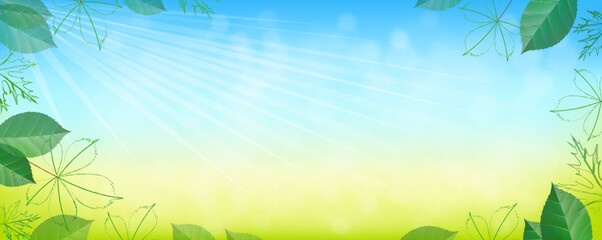 spring horizontal background