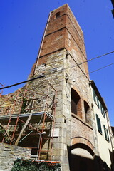 Pietraia Tower in Vicopisano; Tuscany, Italy