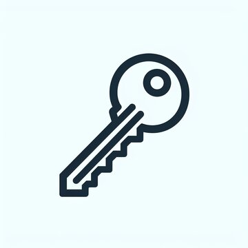 recommend clip art: key icon, house key, key line art icon for apps and website