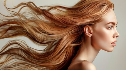 Indulge in our beauty services: expertise in dyeing long hair for women with beautiful hair.