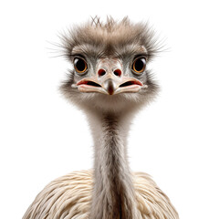 Ostrich isolated isolated on transparent or white background
