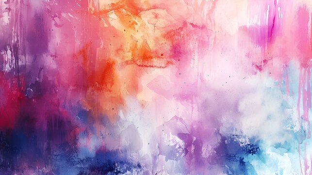 Abstract watercolor background. Colorful texture. Oil painting style.