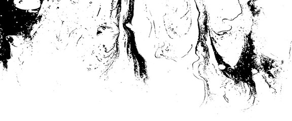 Vector black and white marble effect abstract background.