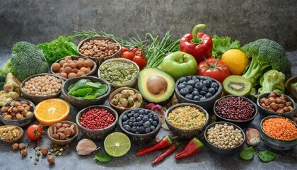 Obraz na płótnie Canvas Healthy food vegan diet