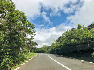 Landscape near Chamarel in southern Mauritius