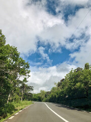 Landscape near Chamarel in southern Mauritius