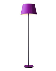 Contemporary Purple Floor Lamp for Interior Design Projects