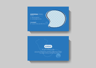 dentist visiting card, medical business card design
