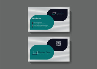 Double-sided business card template design