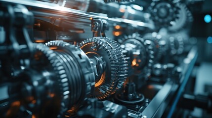 Fototapeta premium engineer merged with an electric vehicle manufacturing line, highlighting the synergy between engineering innovation and sustainable manufacturing practices