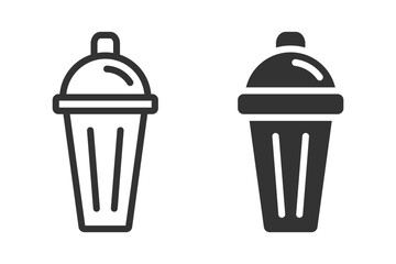 Cocktail Shaker Icon. Vector Illustration