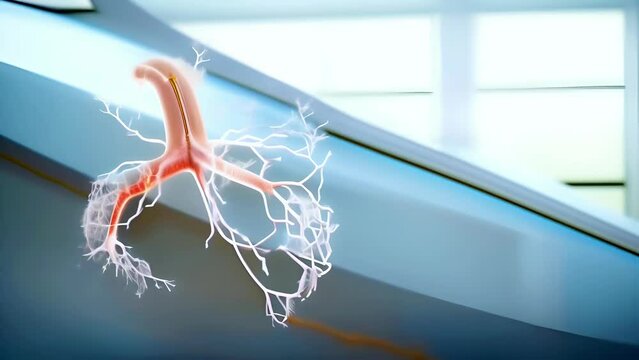 cellular structures of neural networks. Red nuclei, activity and complexity of the nervous system.
Concept: medical research about the brain, neurodegenerative diseases and the field of neuroscience