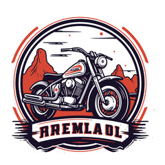 classic motorbike logo