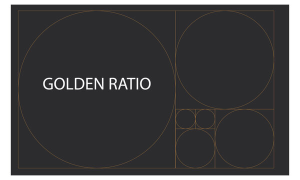 Golden Ratio Line Draw Concept